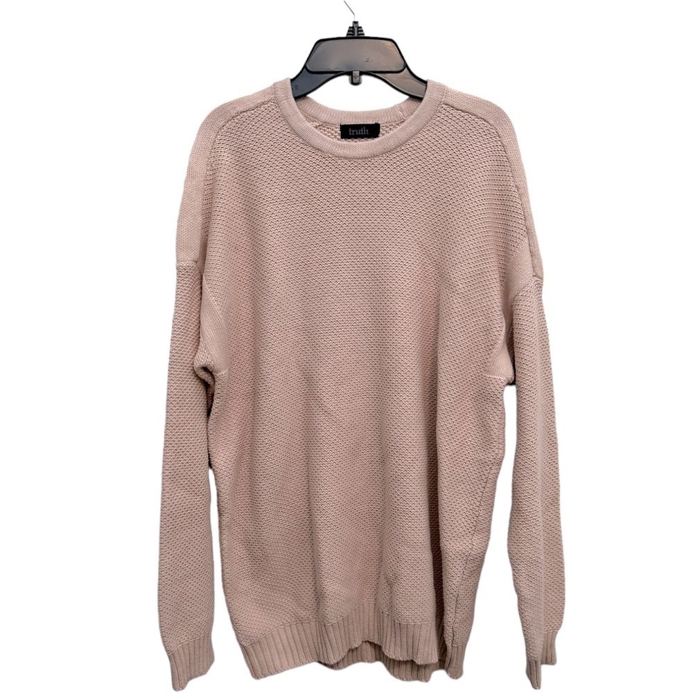TRUTH by republic womens light rose sweater